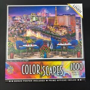 NEW Las Vegas Living 1000 Piece Colorscapes Jigsaw Puzzle by Master Pieces